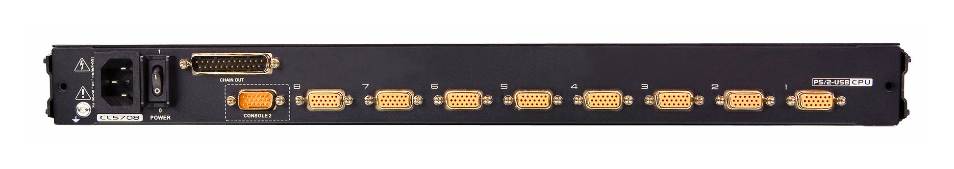 ATEN KVM-Switch 8×1, 17" LCD