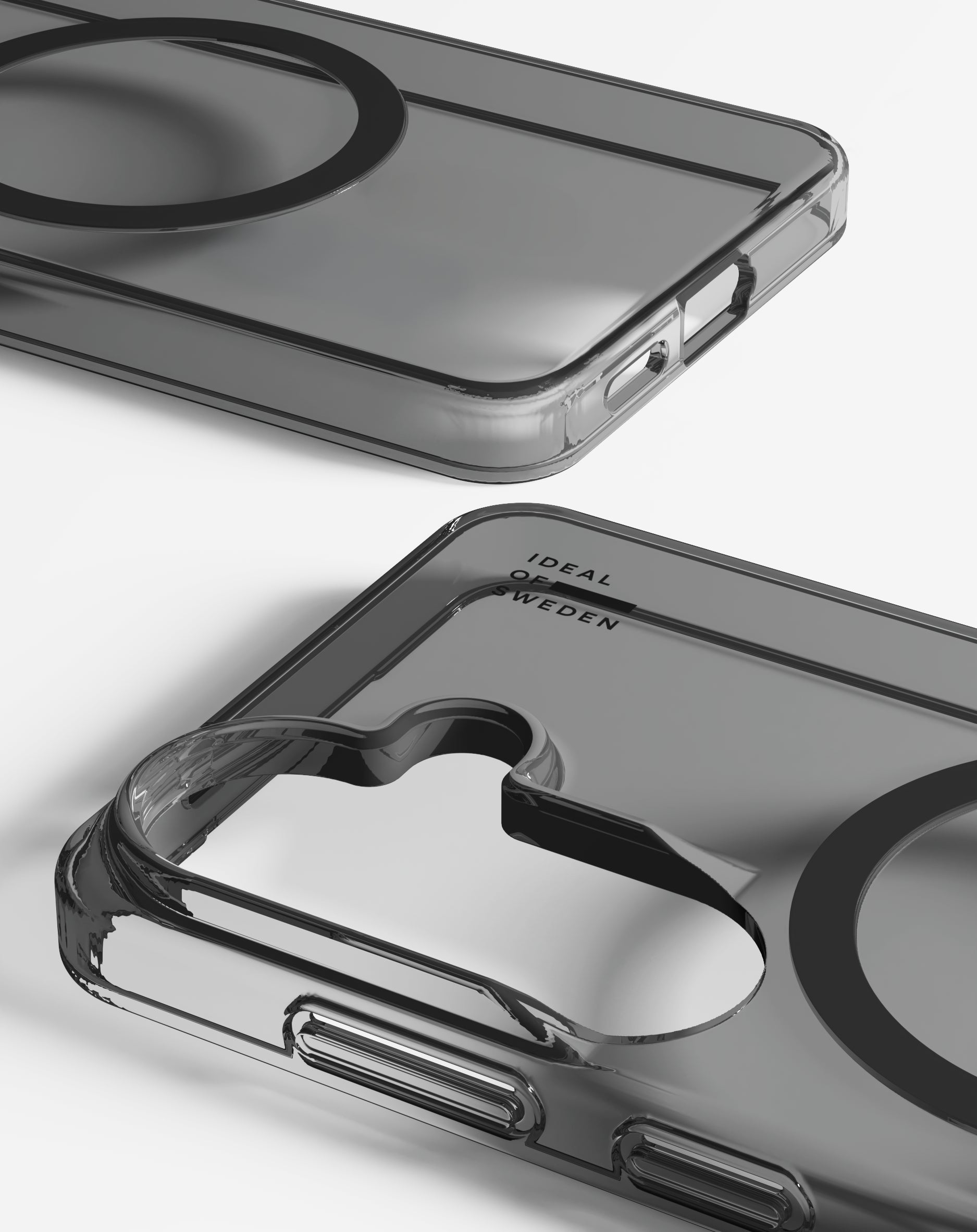 iDeal of Sweden Clear Case – Backcover – für Samsung Galaxy S26 Plus, MagSafe, PC+TPU, Getöntes Schwarz