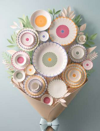 Villeroy & Boch Fleur Cassis Speiseteller – Porzellan, Pink, 6 Stück