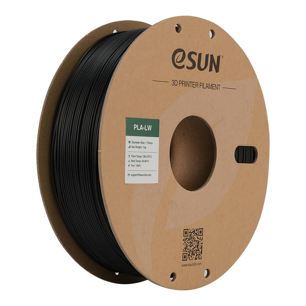 eSUN Filament PLA LW – 1,75 mm, 1 kg – Schwarz