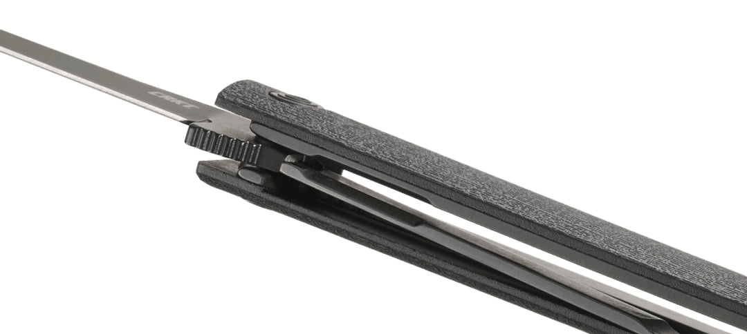 CRKT CEO Flipper – Klappmesser 85 mm, Liner-Lock, Schwarz