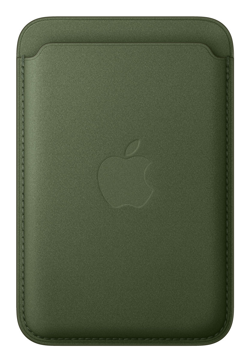 Apple Feingewebe Wallet mit MagSafe – Kartenhalter – für iPhone (MagSafe) – Grün
