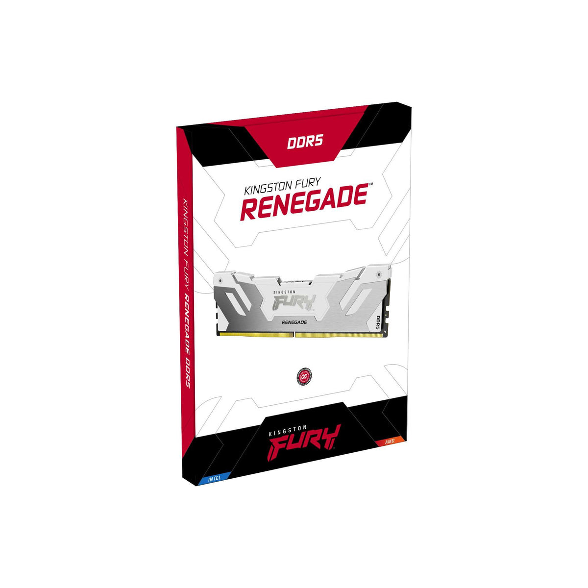 Kingston Technology Kingston FURY Renegade – 32 GB (2×16 GB) – DDR5 8000 MT/s, CL38, DIMM, RGB, Weiss, XMP
