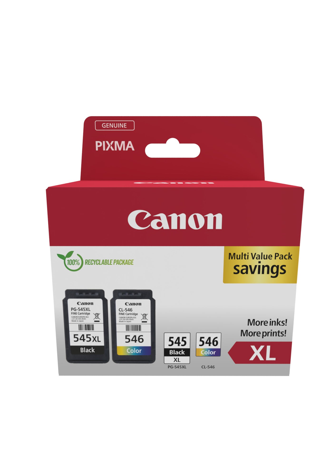Canon Tintenpatronen-Multipack PG-545XL/CL-546XL