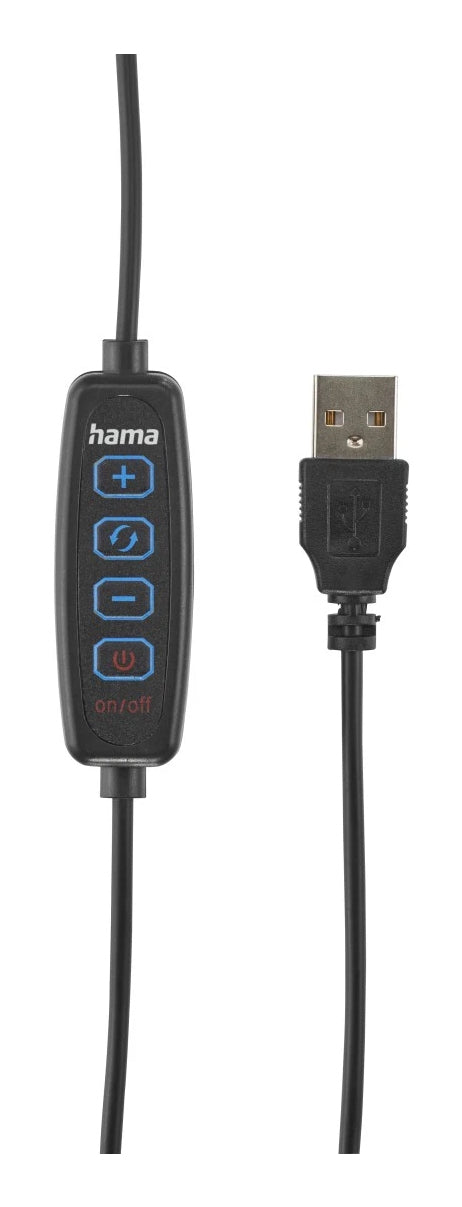 Hama SpotLight Steady 120 III Streaming-Licht – 1020 lm, 3000–6500 K – 1/4" Gewinde – USB