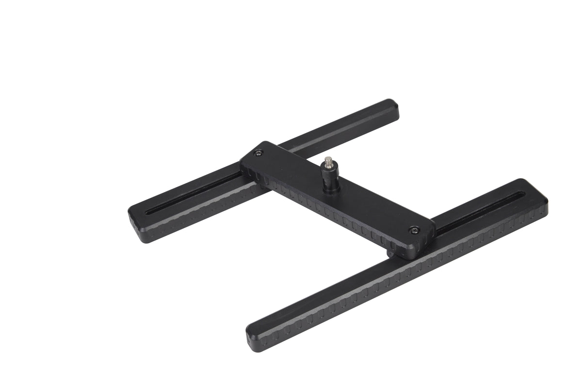 Nanlite Tischhalterung – mit 16 mm Adapter – 304,8 × 68,58 × 78,74 mm – Schwarz