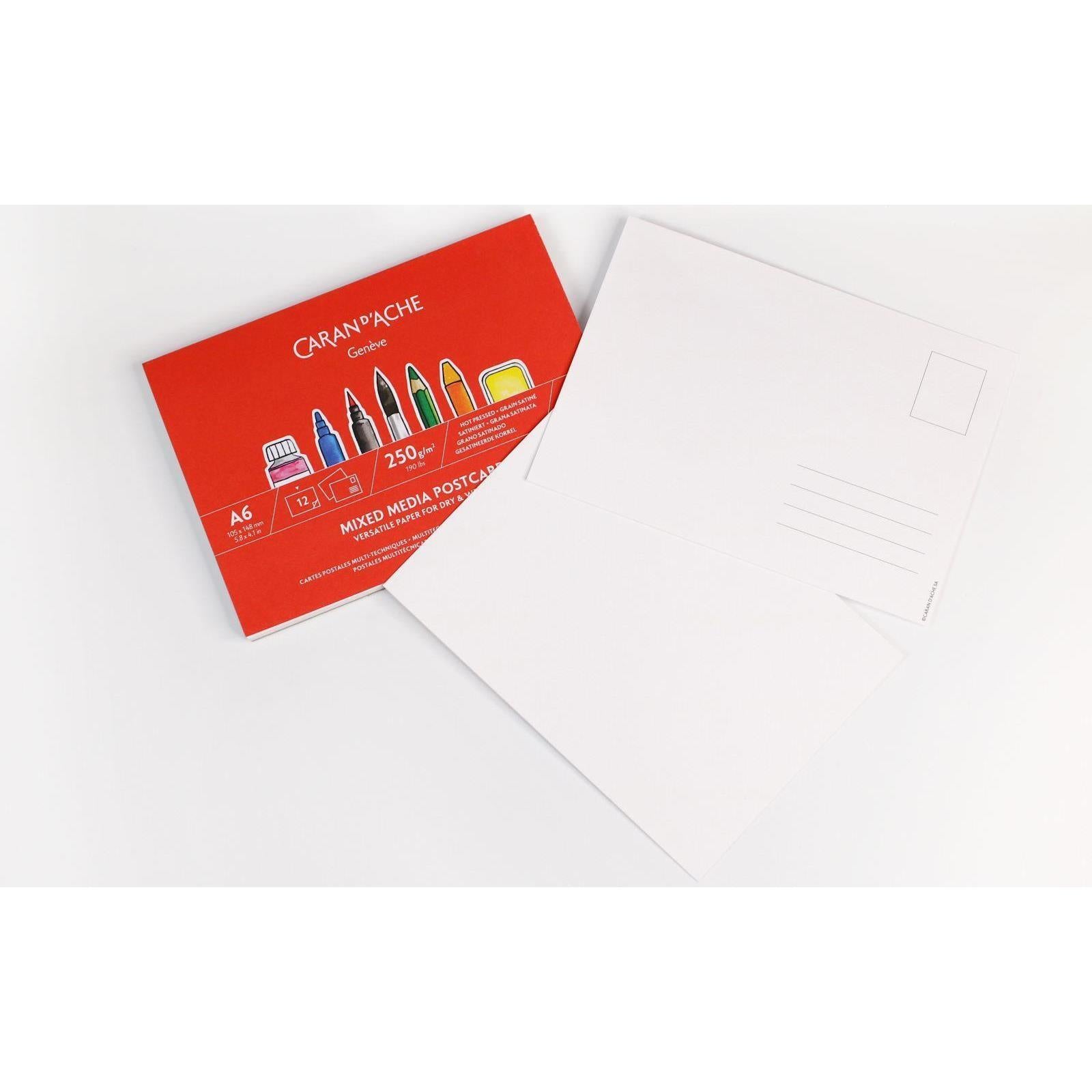 Caran d-Ache Caran d'Ache – Skizzenblock, Papier, 29,7 × 42 cm, weiss, 20 Blatt