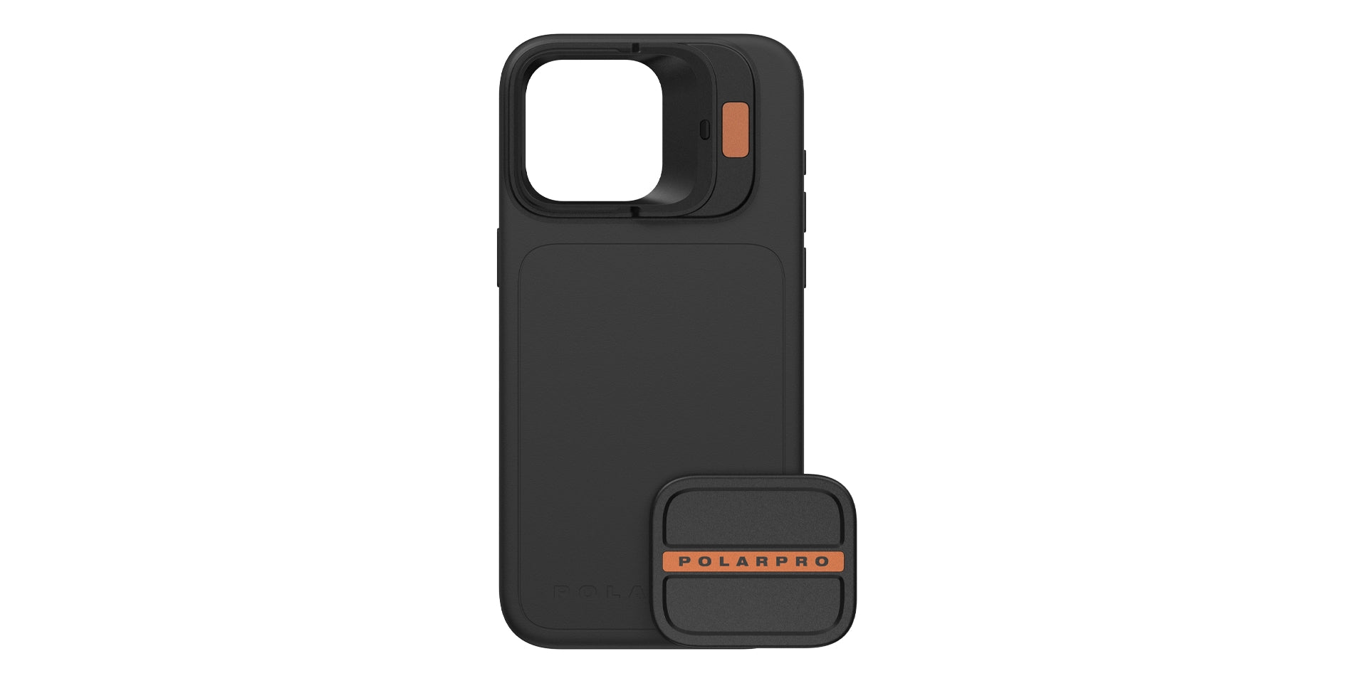 PolarPro Backcover – für Apple iPhone 15 Pro Max – schwarz – Aluminium – MagSafe-kompatibel