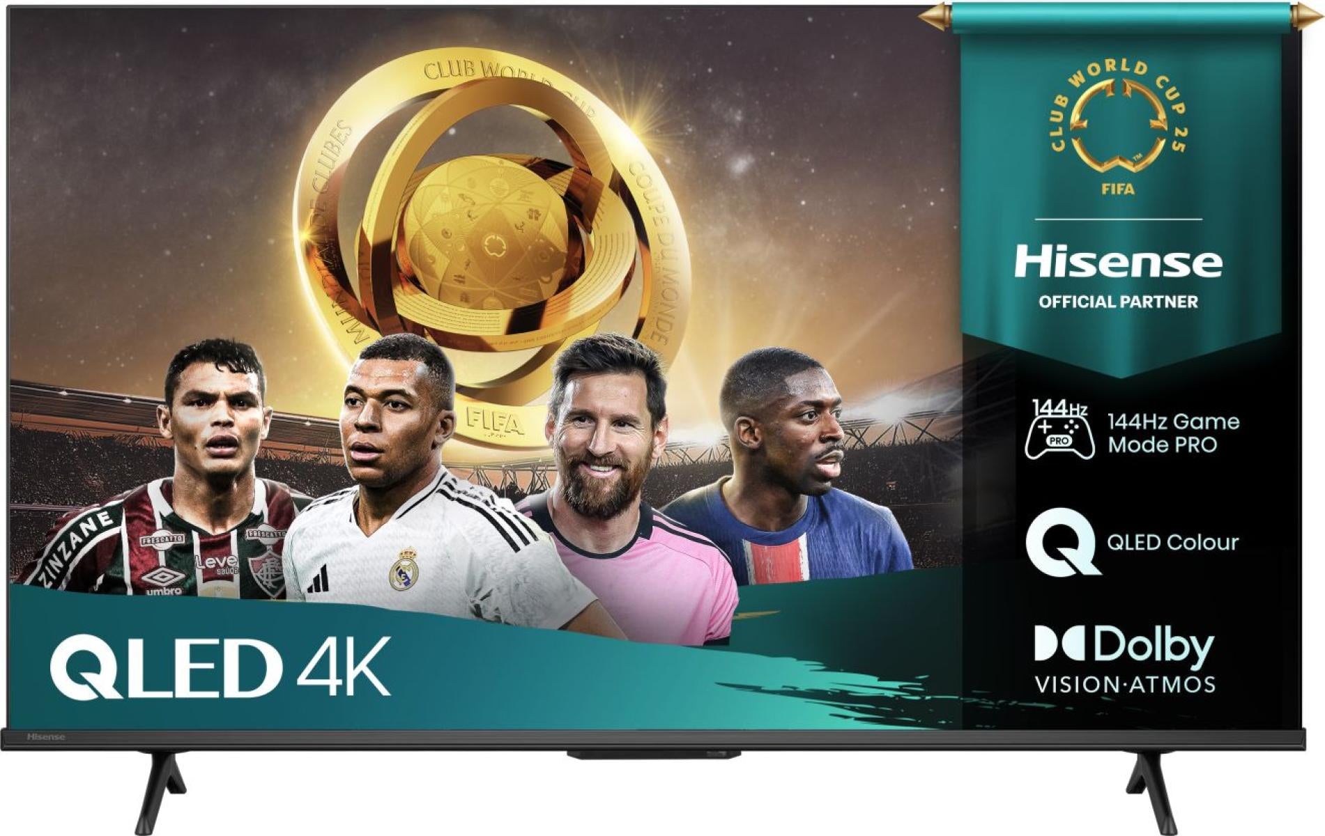 Hisense 43E77Q PRO – 43" QLED Fernseher – 4K UHD – VIDAA U8 – 144 Hz – Dolby Vision