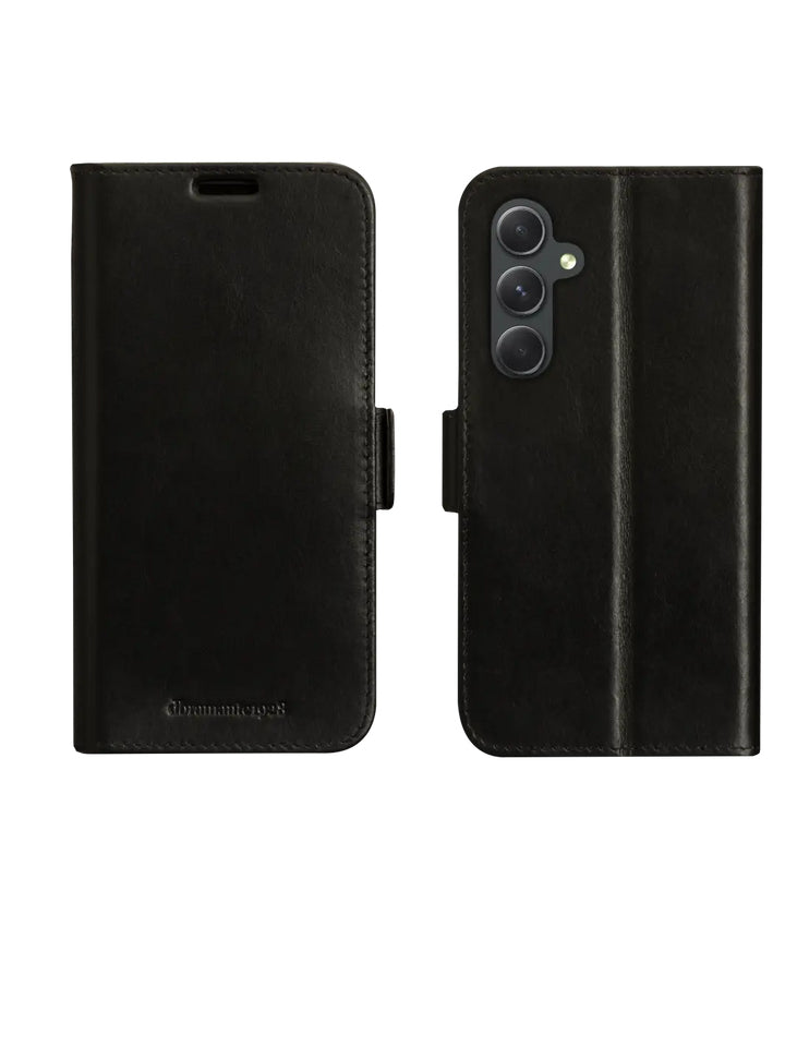 dbramante1928 Copenhagen Wallethülle – für Samsung Galaxy Z Fold 4, 3 Kartenfächer, Leder, Schwarz