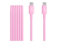Apple Beats – USB-C auf USB-C Kabel – 1,5 m – Geflochten – Pink
