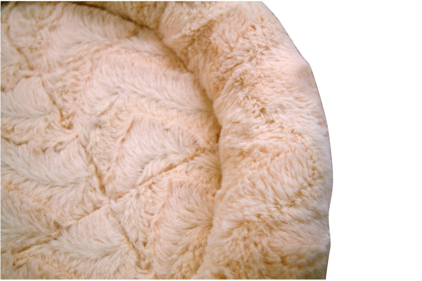 Kerbl Kissen (Tierbett) – 54 × 45 cm, Plüsch/Polyester, Beige