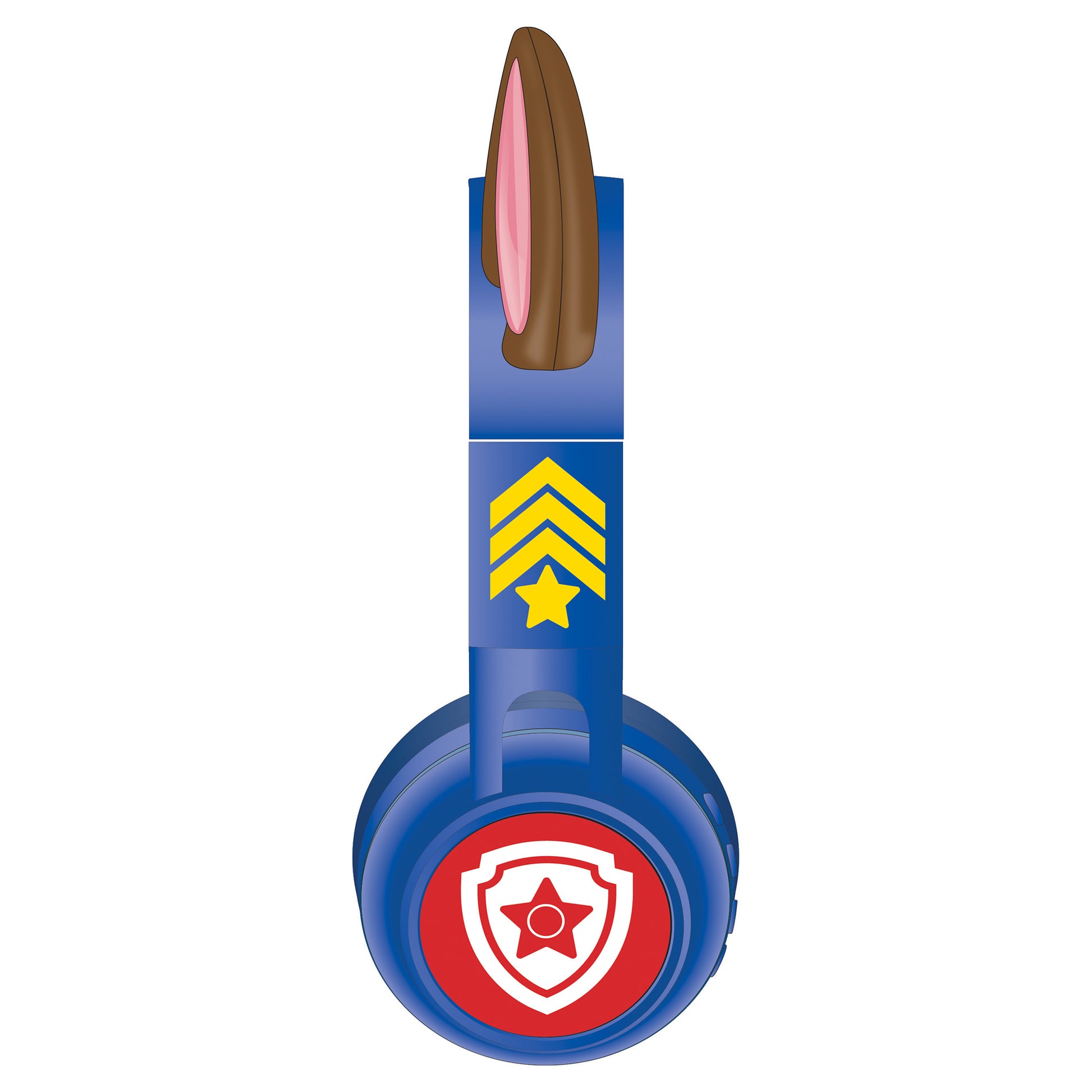 Lexibook PAW Patrol HPBT015PA – 2-in-1 faltbare Kopfhörer – Bluetooth, mit Mikrofon, 3,5 mm, USB-C – Rot/Gelb