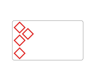 Brother LTZ12105F4PI – Etiketten (Rolle) 155 × 105 mm – weiss, rot – 200 Etiketten/Rolle