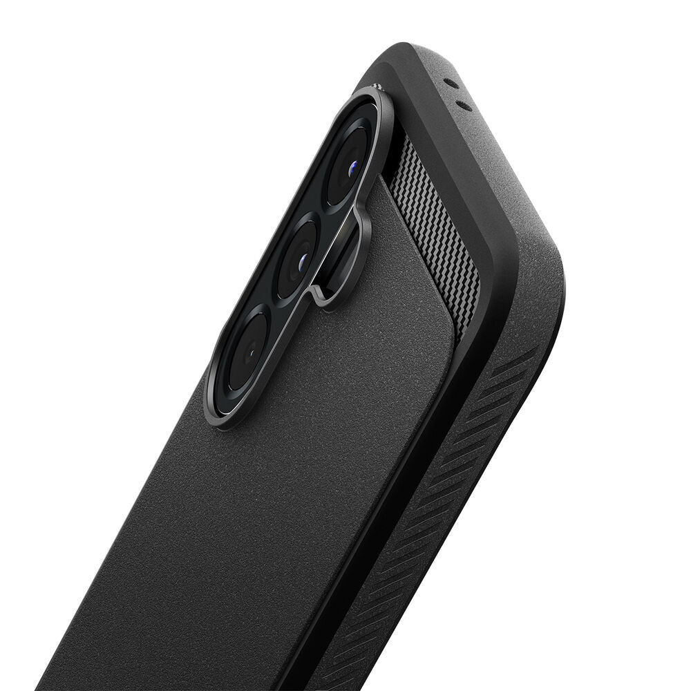 Spigen Rugged Armor – Backcover – für Samsung Galaxy A56 5G, TPU, Schwarz