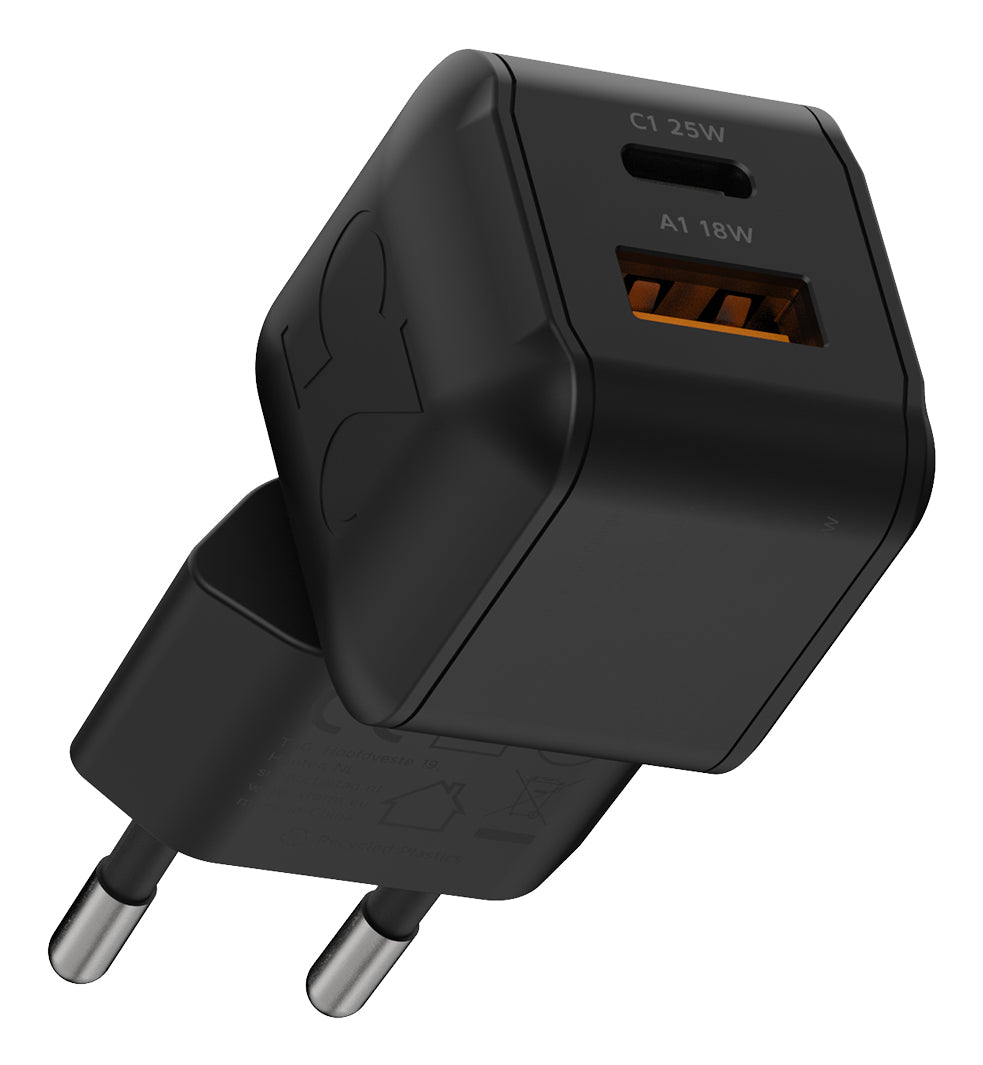 Xtorm XECNG251 NextGen USB-Ladegerät 25 W – USB-C×1, USB-A×1 – PD, QC 3.0, GaN