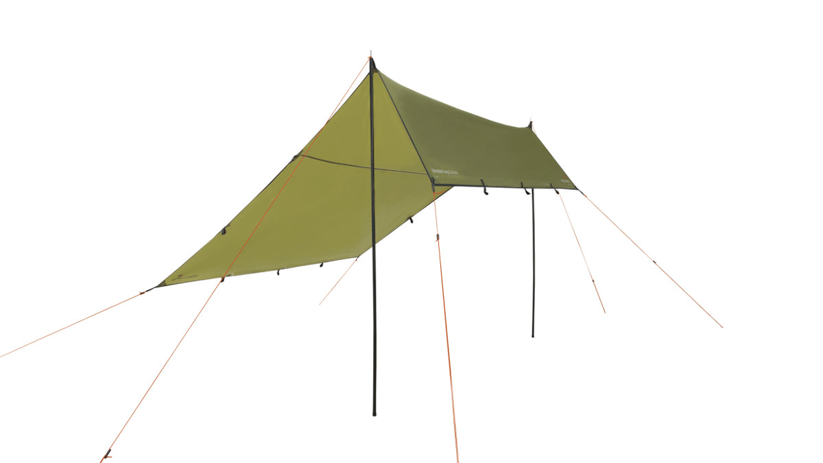 Easy Camp Tarp Norddal – wasserfest, Wassersäule 2000 mm – 3000×3000 mm – grün – Polyester – 950 g