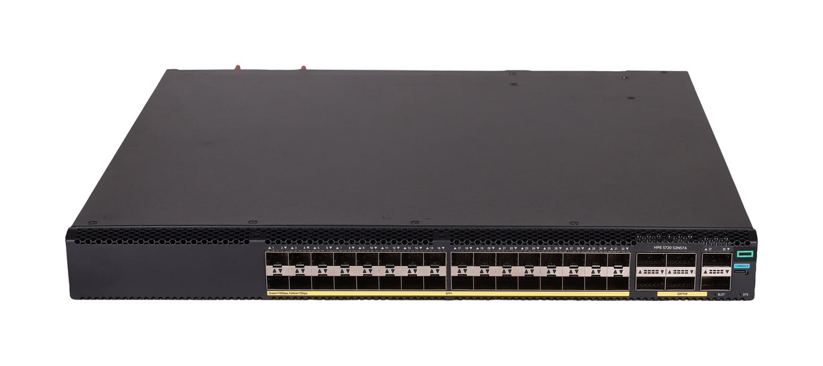 HPE 5720 – Managed Switch – 32×SFP+ (1G/10G), 6×QSFP28 (100G)