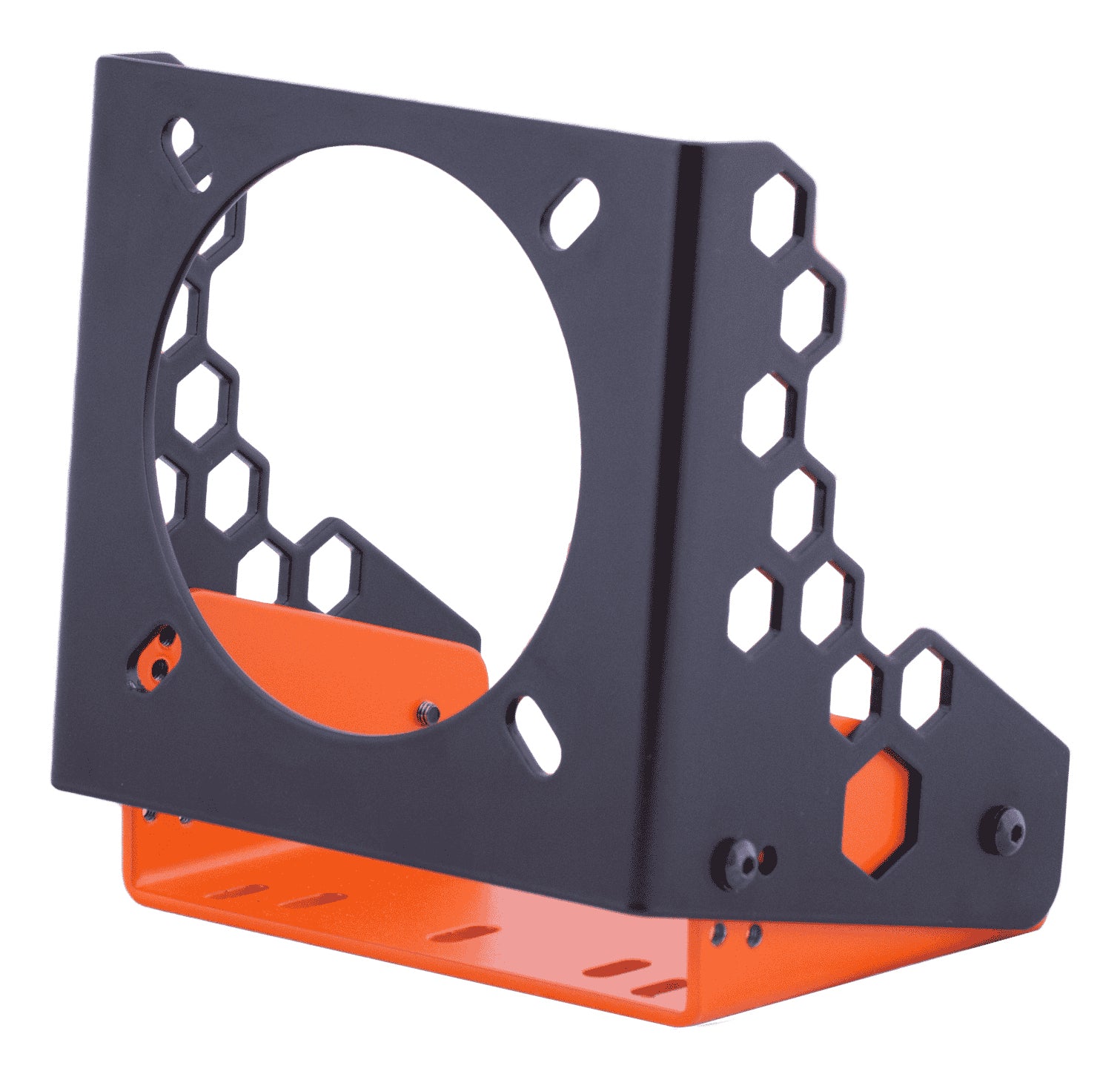 SIMUCUBE SCMOUNT – Montageset – für Simucube 2 & Simucube 3, Stahl, Schwarz, Orange