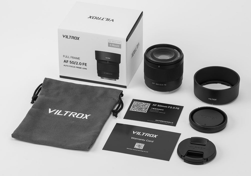 Viltrox AF 50 2.0 FE Objektiv – für Sony E-Mount – 50 mm f/2