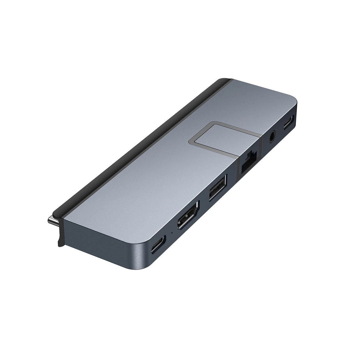 HYPER Duo Pro USB-Hub – USB-C, 1× HDMI, 1× USB-A, 100 W PD, GbE, microSD, 3,5 mm Audio, TB4 × 1