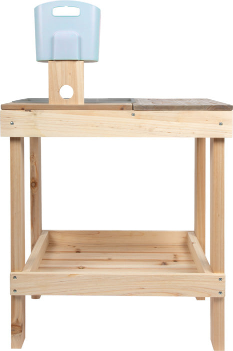 Small foot 12789 Spielküche – Matschküche und Spieltisch – 52 × 79 × 35 cm – ab 3 J. – Holz, Kunststoff