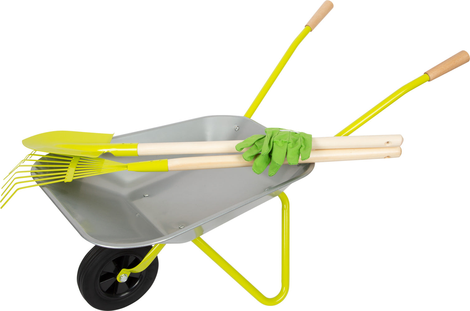 Small foot Schubkarre (Spielzeug) – max. 15 kg – 79,0 × 50,0 × 36,0 cm – ab 3 J.