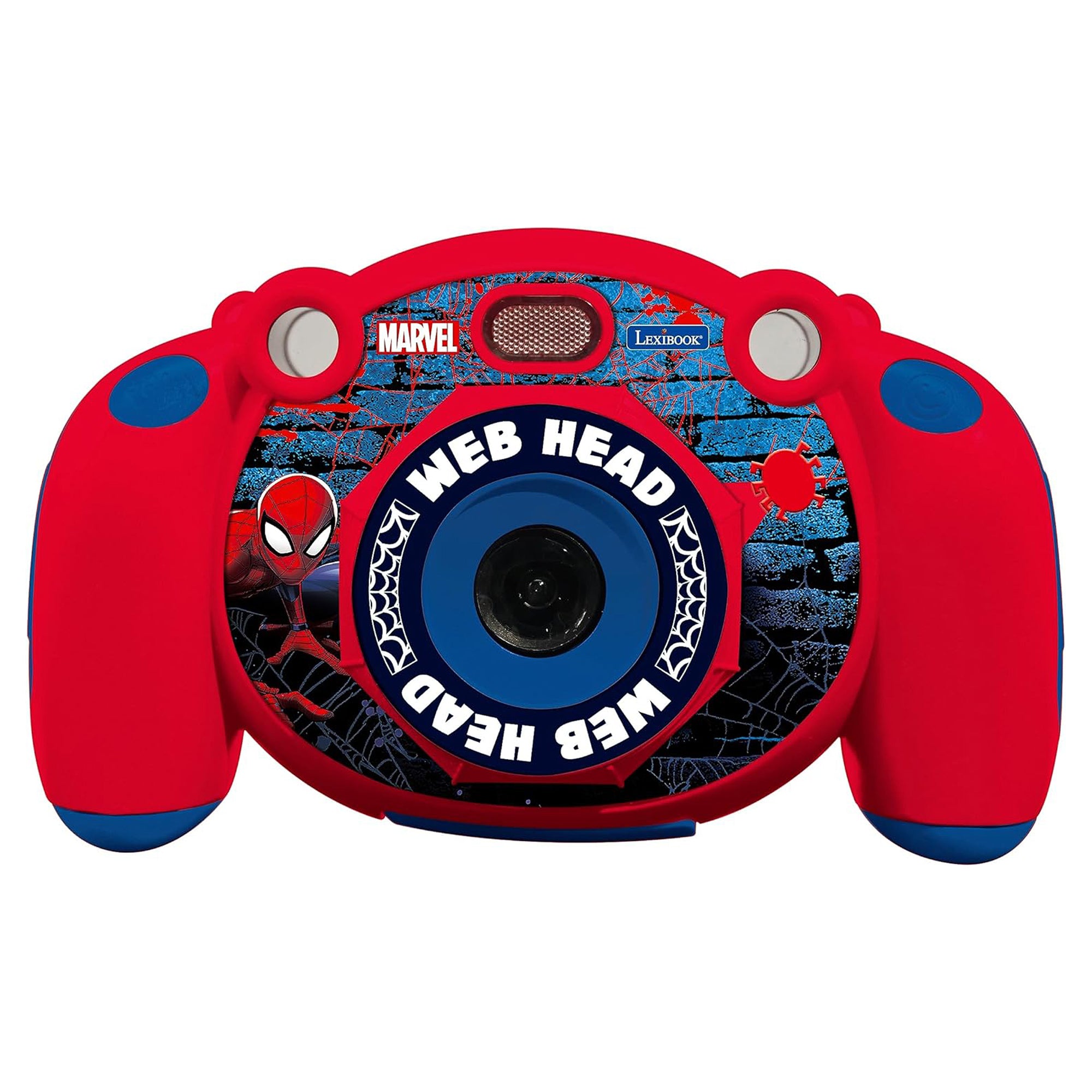 Lexibook Kinderkamera – Spider-Man – Foto & Video (Full HD) – 9 × 4,9 × 14,8 cm – 1 Stück – ab 4 J. – Blau/Rot
