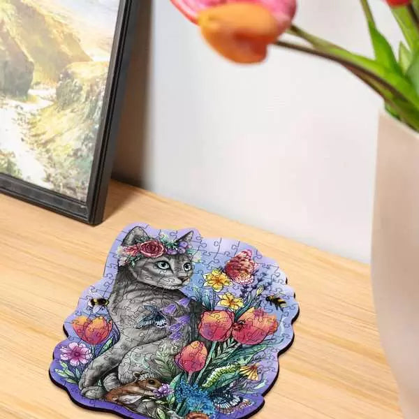 Ravensburger Puzzle Katze – 150 Teile – 20 × 27 cm – ab 10 Jahren – Holz – FSC