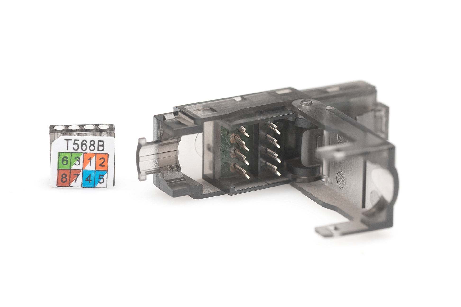 Digitus Cat6a Feldstecker – RJ-45, geschirmt, AWG 27/7–22/1, Schwarz