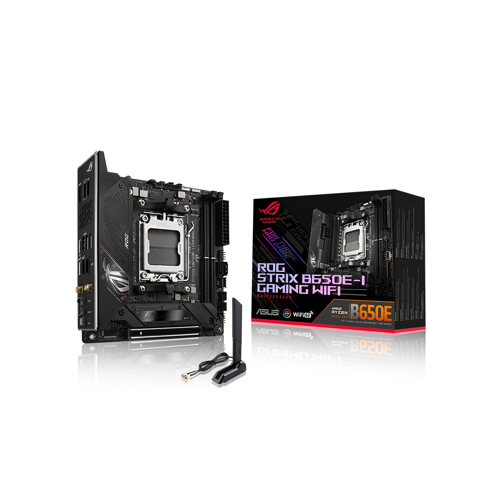 ASUS ROG STRIX B650E-I GAMING WIFI – Mainboard – AM5, B650E, Mini-ITX, DDR5