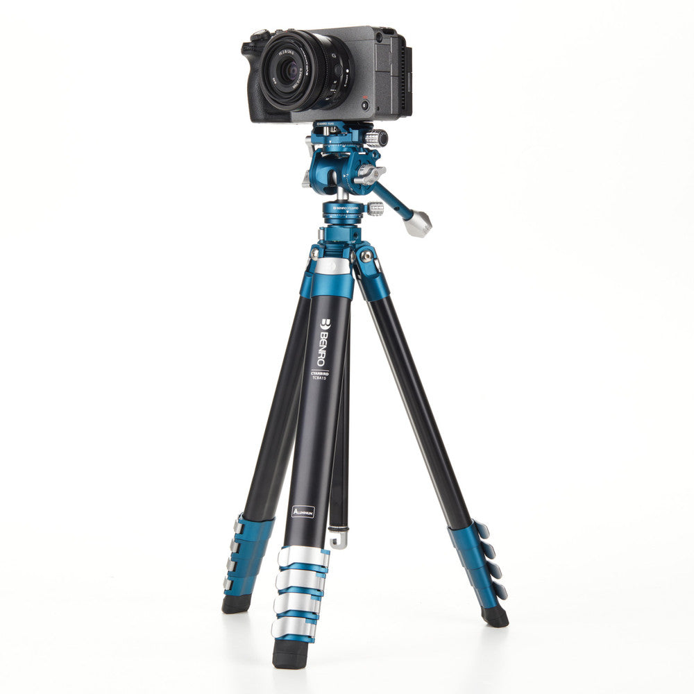 Benro TCBA15FS20PROC Cyanbird Stativ – bis 152 cm – 4,5 kg – Aluminium – 1/4", 3/8"