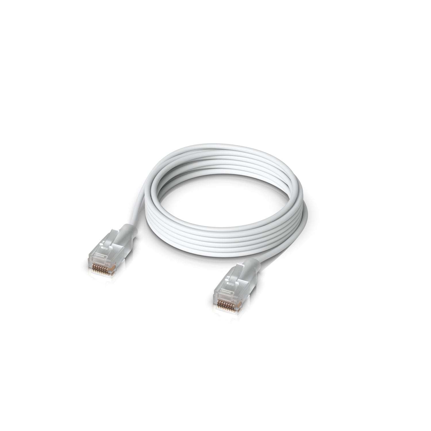 Ubiquiti Patchkabel Cat6 – RJ-45 auf RJ-45, 2 m, transparent/weiss