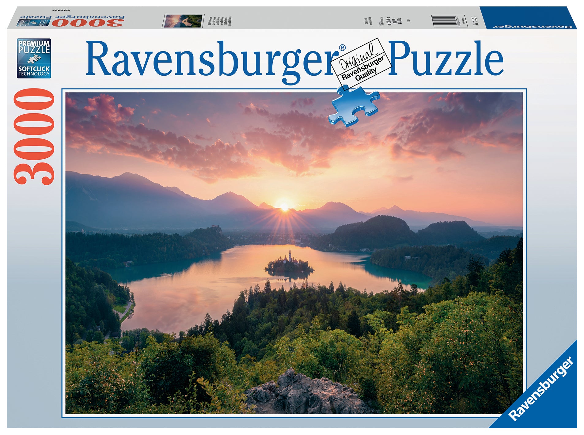 Ravensburger Bleder See, Slowenien – Logikspiel, ab 14 Jahren, IT/NL/ES/DE/EN/FR
