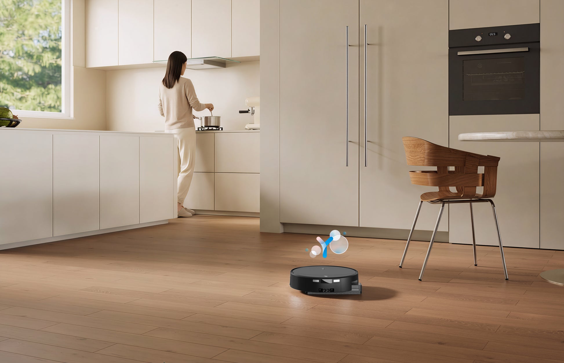 Ecovacs Saugroboter DEEBOT T90 PRO OMNI, mit Absaugstation, mit Wischfunktion – 30000 Pa, 350 min, Höhe 98 mm