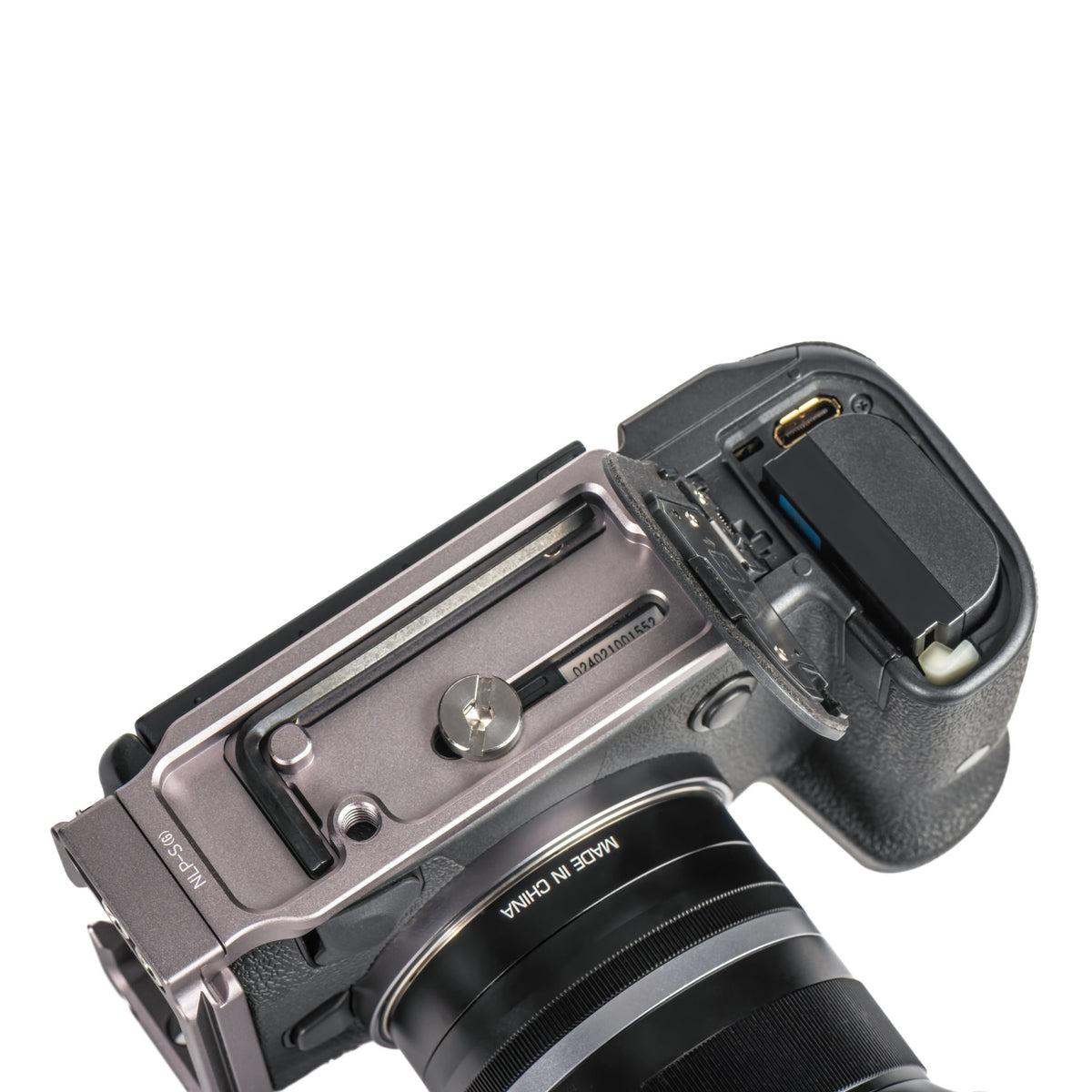 NiSi NLP-S (G) L-Platte – für Sony A7M4, A7C, A7S3 und andere – Silber