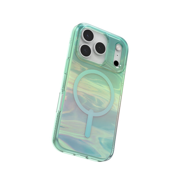 ZAGG Backcover Milan Snap – für Apple iPhone 17 Pro – Basin Iridescent Oil Slick