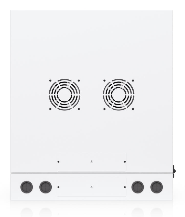 Ubiquiti UACC-Rack-12U-Wand-SW-G – 19" Wandverteiler 12U, abschliessbar, 600 × 703 × 639 mm, weiss, Stahl