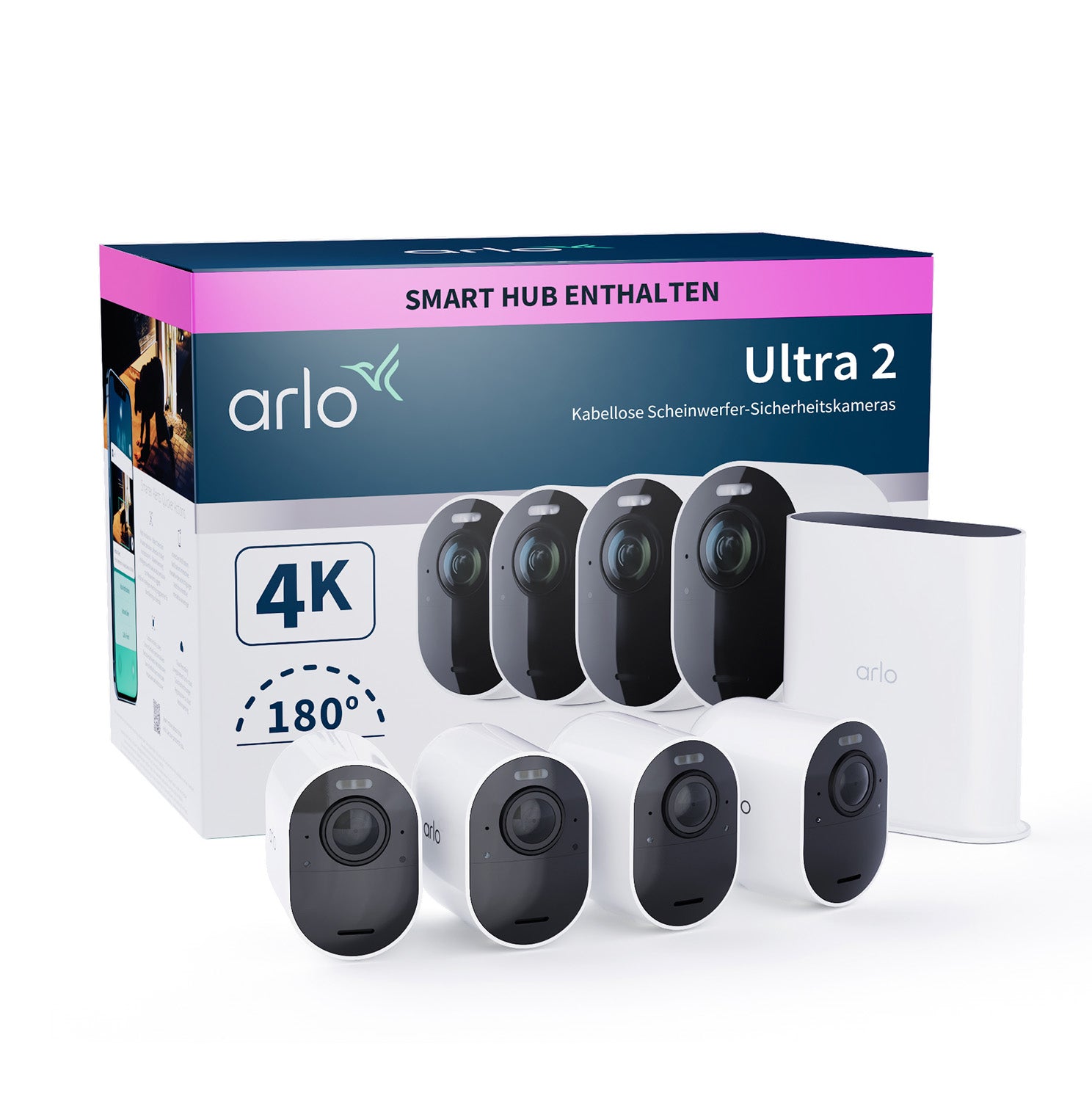 Arlo GEN5 Wildkamera – Akku, 4er-Set