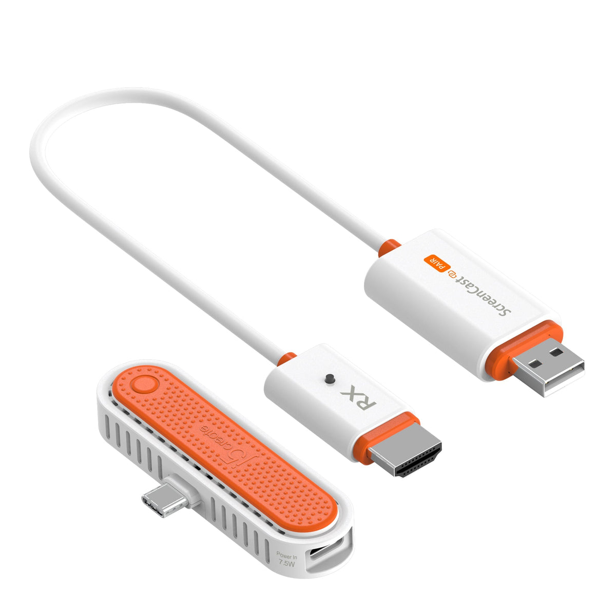j5create ScreenCast Mini Duo Adapter – WLAN zu HDMI – Full HD, Wi-Fi 4, bis 15 m – für Android/iOS, PC/Mac