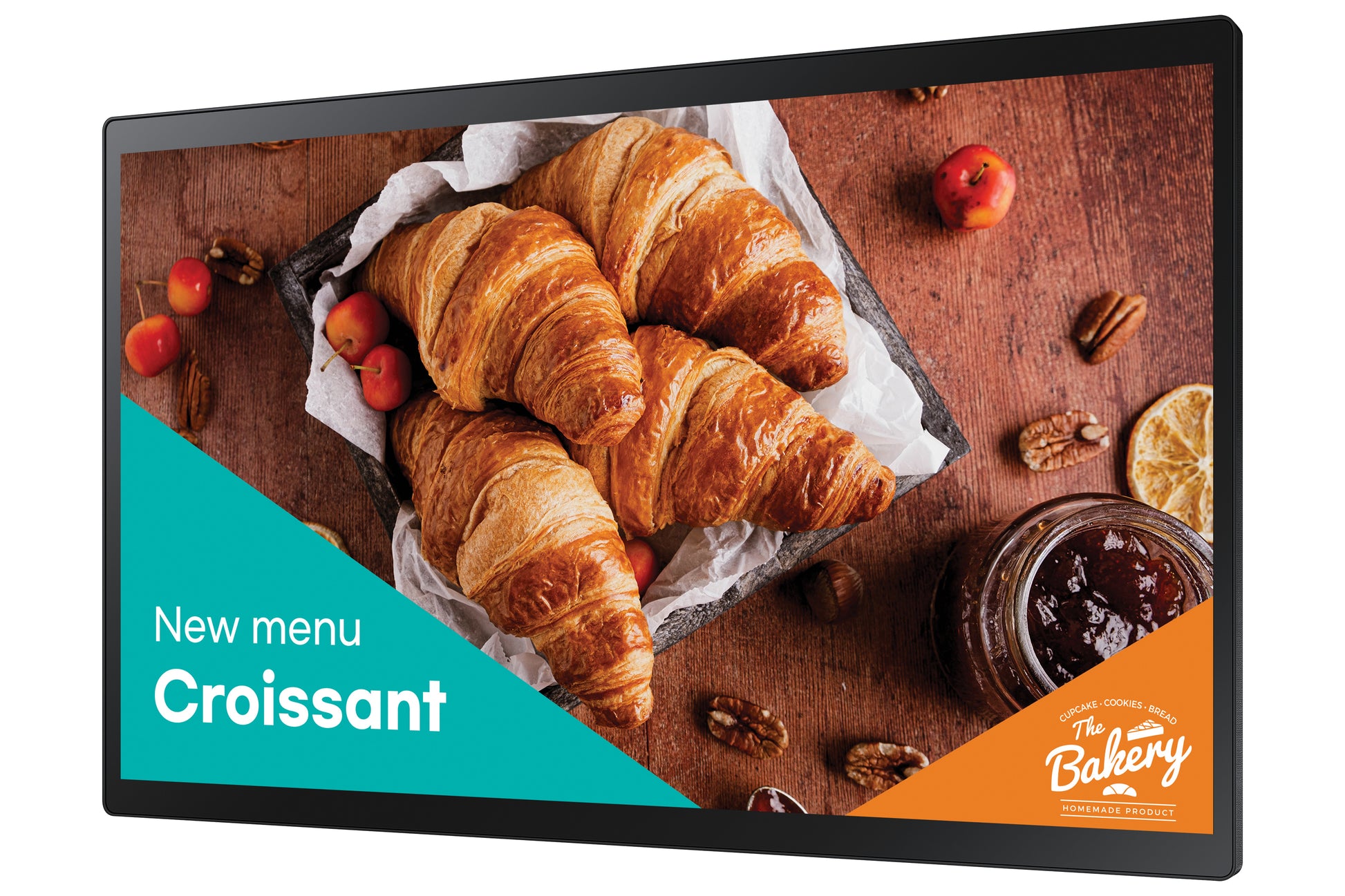 Samsung QB24C-T – Public Display, 24", 16/7, Tizen (SSSP), Mediaplayer integriert, VESA 100 × 100, Schwarz
