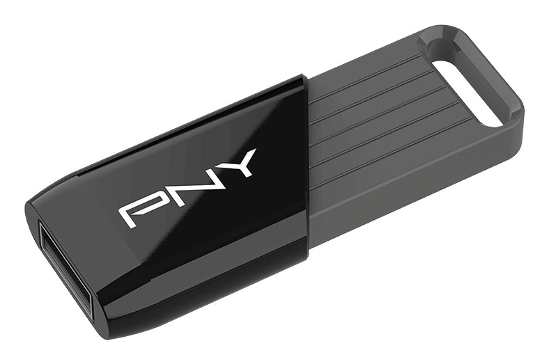 PNY Attaché X – 32 GB, USB Typ-A, USB 3.2 Gen 1, 130 MB/s, schwarz