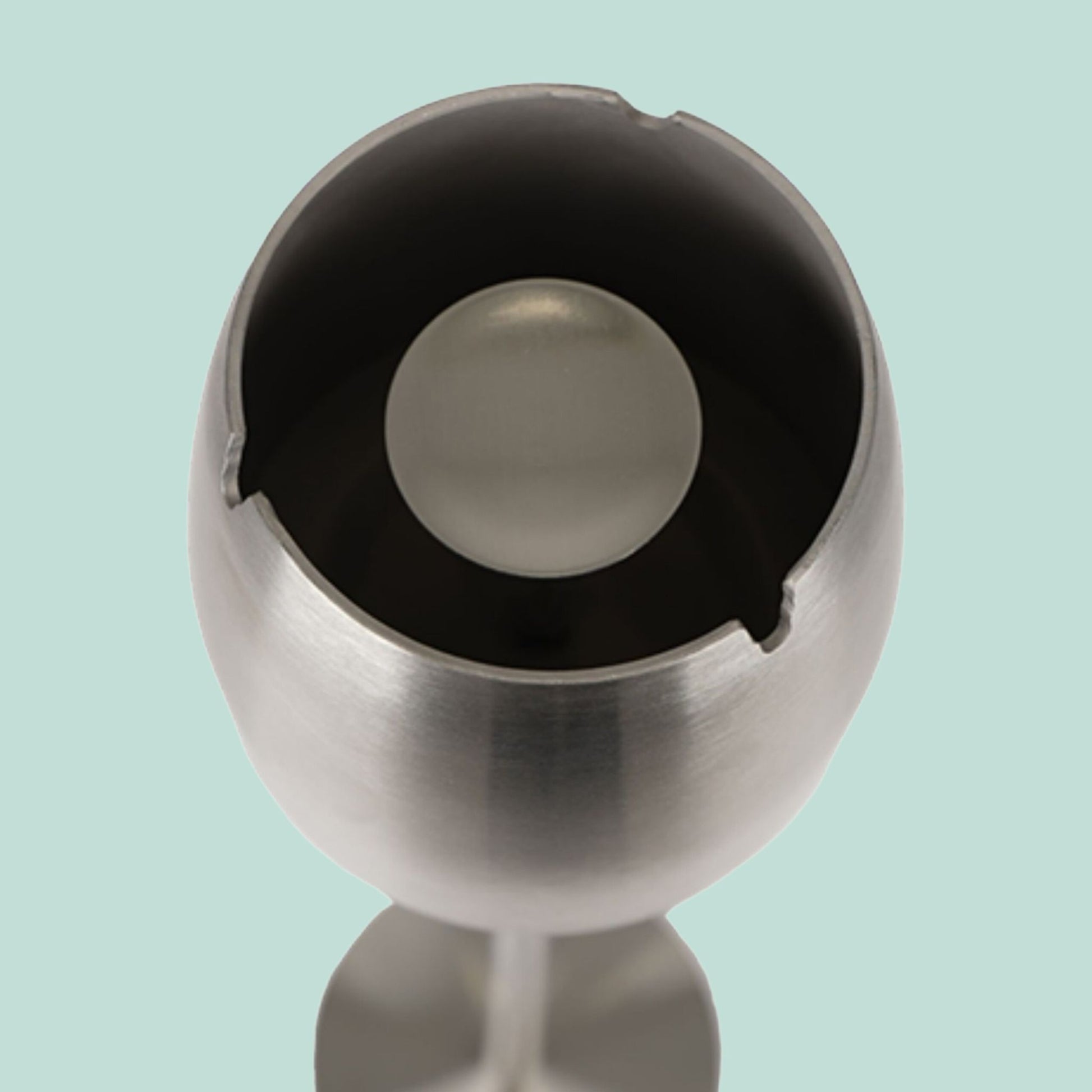 Relaxdays Aschenbecher – Ø 15 cm × 68 cm, Edelstahl, silber, höhenverstellbar