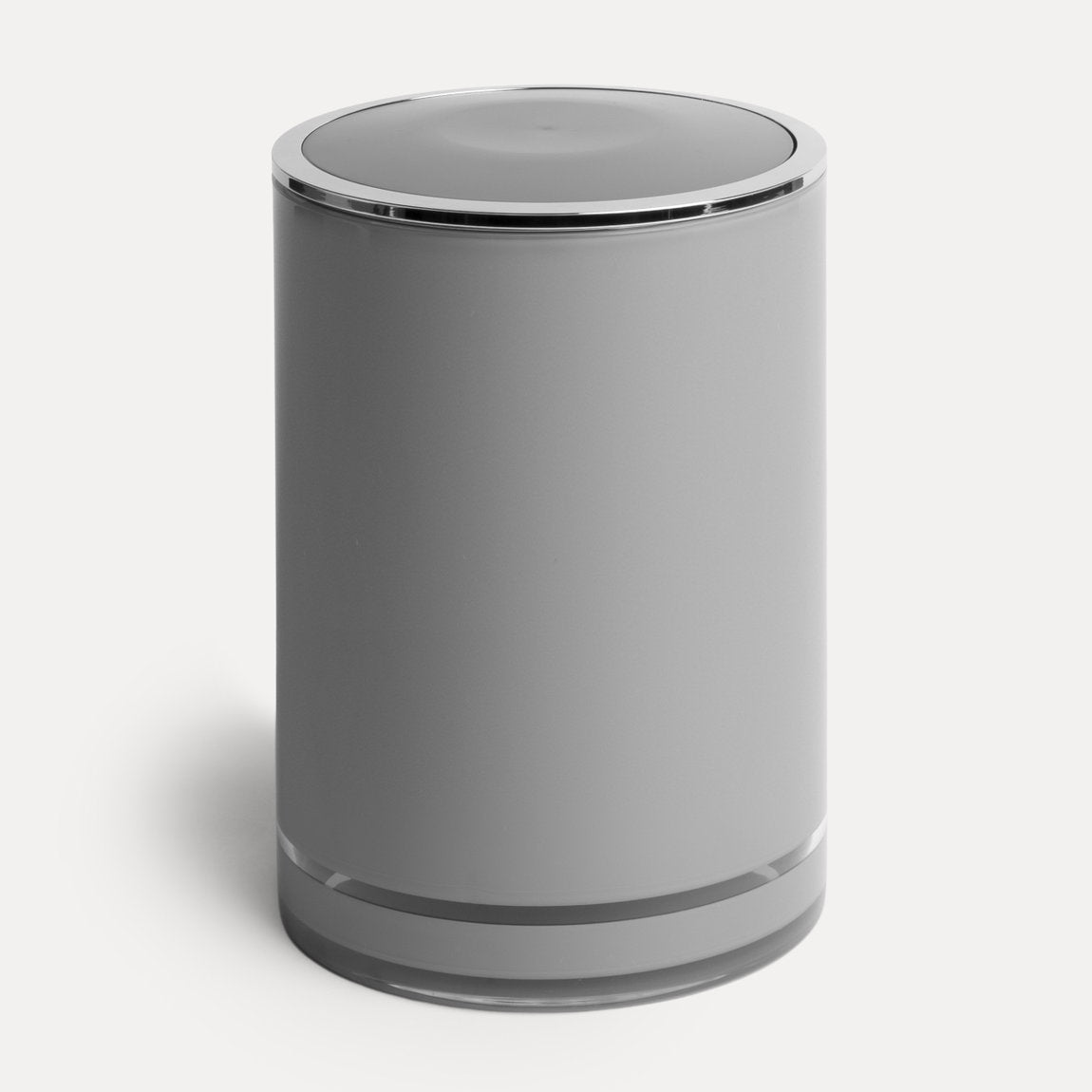 MÖVE Kosmetikeimer Line – 5 l – Acryl, rund – grau