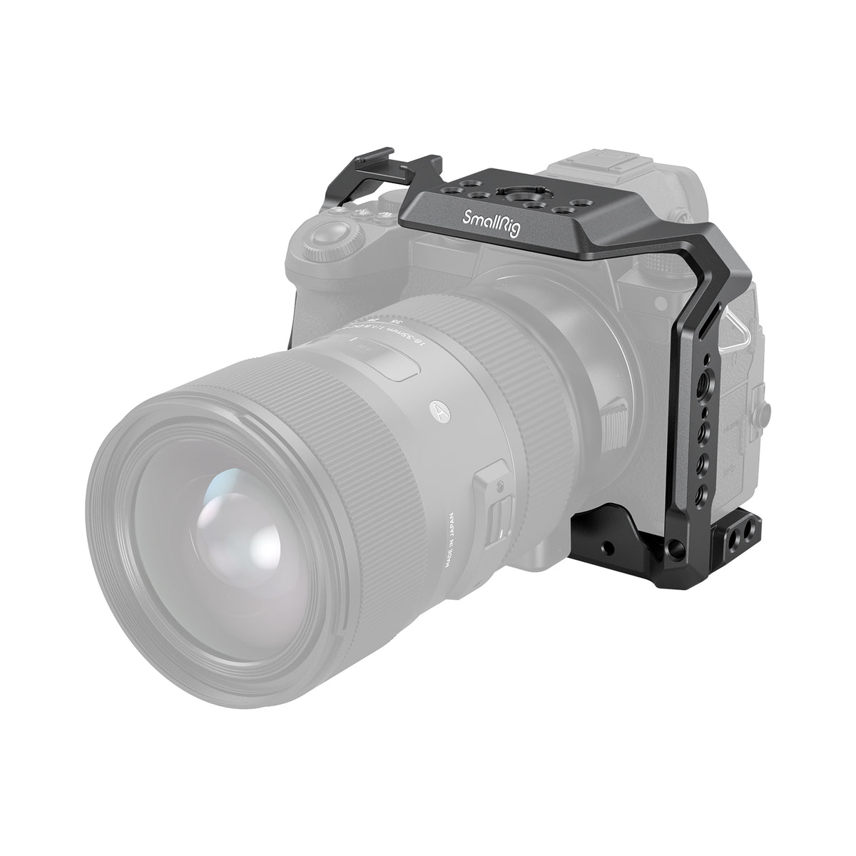 SmallRig 2983 Cage – für Panasonic LUMIX S5 – Aluminium, Schwarz – 149 × 108 × 71 mm – 1/4″, 3/8″