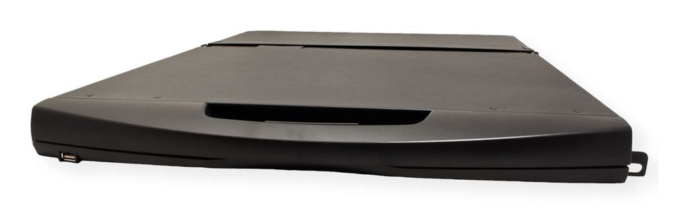 VALUE 19" Rack-LCD-Konsole – 8-Port VGA KVM, 1366 × 768, USB 2.0-Hub, FR-Tastatur – 1U
