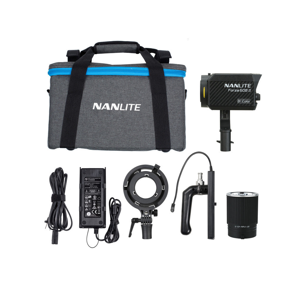 Nanlite Forza 60B II LED-Dauerlicht – 72 W, 2700–6500 K, dimmbar – Schwarz