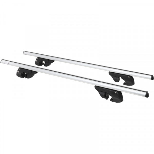 Fischer Fahrradträger (Relingmontage) – für Dachreling – bis 90 kg, 135 cm – Aluminium – 2 Stk.