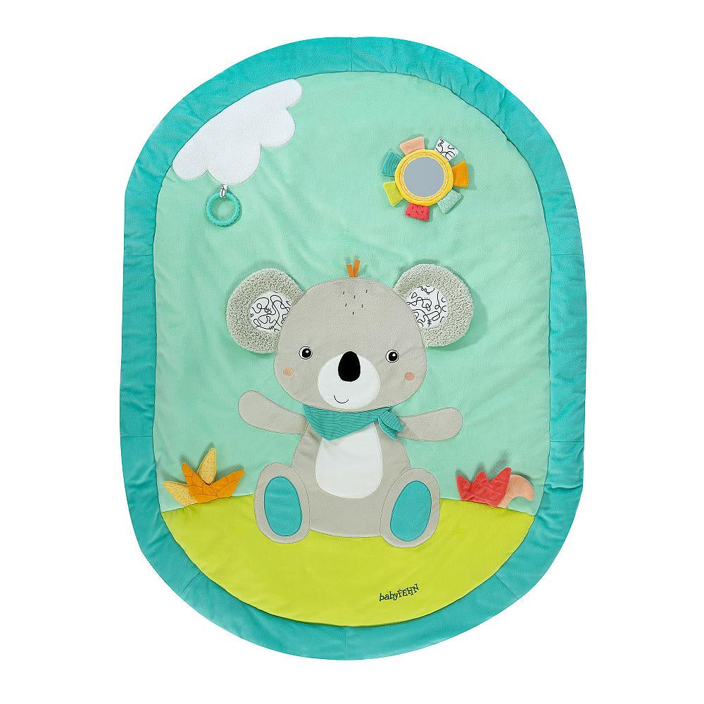 Fehn Babyspielmatte – Koala – 85 × 100 cm – Mehrfarbig – 1 Stück – Ab 0 J. – Plüsch