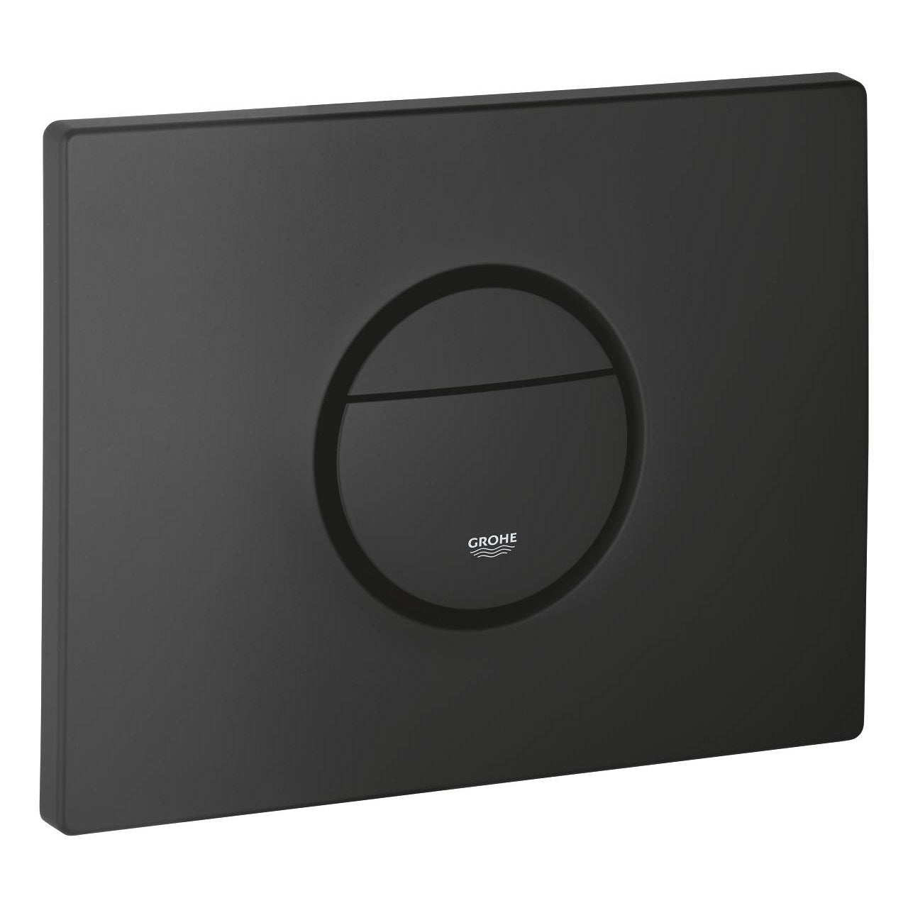 GROHE Nova Cosmopolitan – Abdeckplatte – Kunststoff, schwarz, 15,6 × 1,5 × 19,7 cm